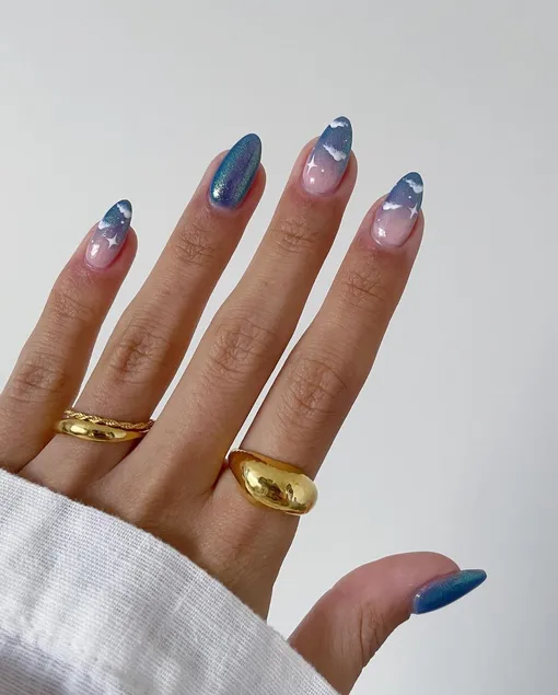 Cloud Nails — ногти в виде облаков