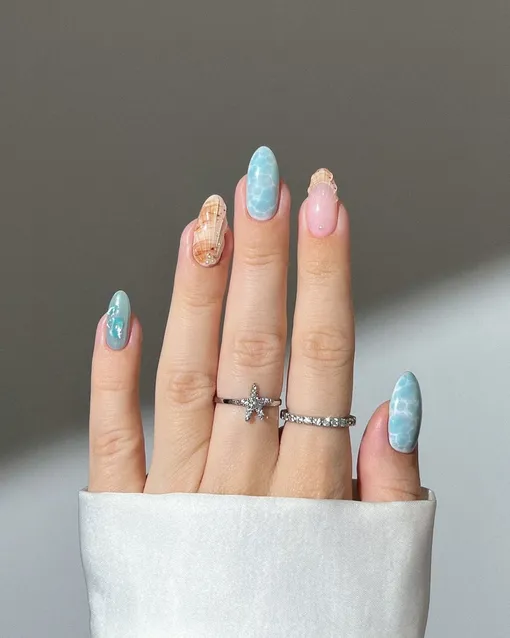 Как выглядят Shell nails