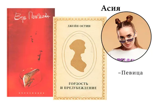 Асия, @alentievanasty. Книги: «Непоэмание», Вера Полозкова. «Гордость и предубеждение», Джейн Остин