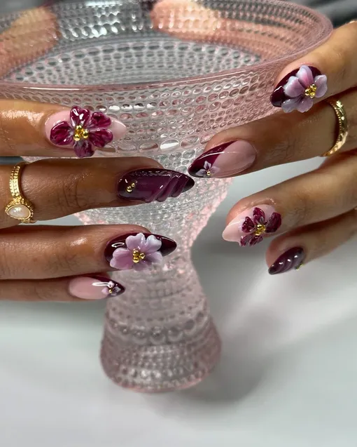 Как повторить hibiscus nails