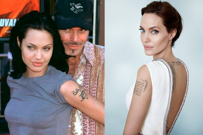 Татуировки Анджелины Джоли. | Студия МИР ТАТУ | Дзен
