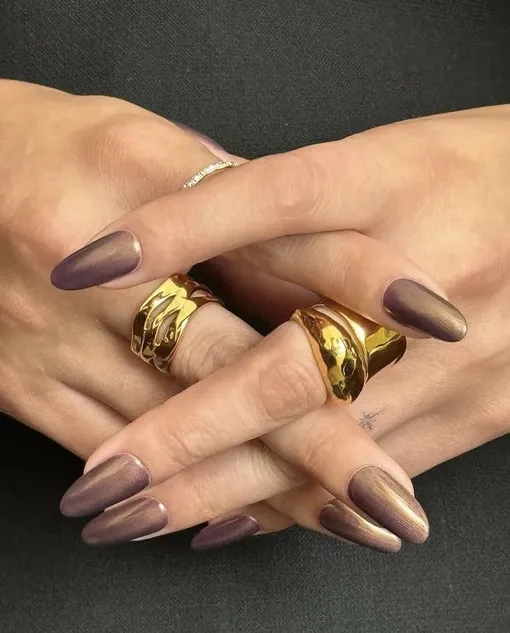 Как выглядят Chrome Espresso Nails