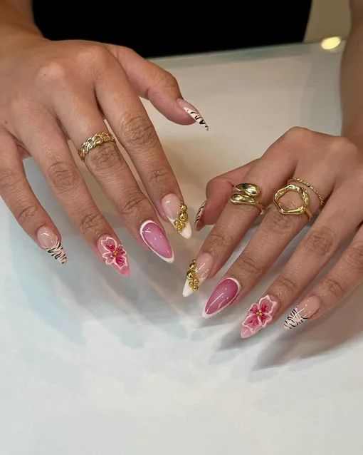 Как повторить hibiscus nails